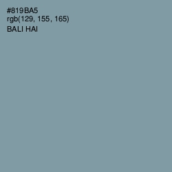 #819BA5 - Bali Hai Color Image